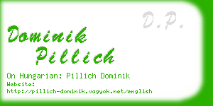 dominik pillich business card